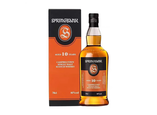 北京收购云顶10年威士忌SpringBank云顶10年700ml回收洋酒行货