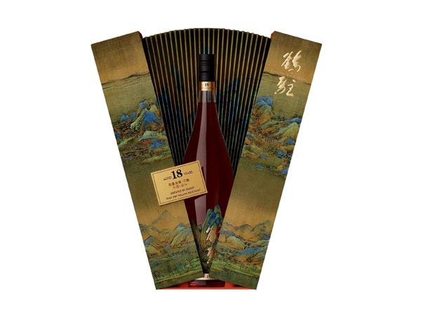 北京鹤驻18年黄酒回收鹤驻新花雕18年珍藏版千里江山图行情价格