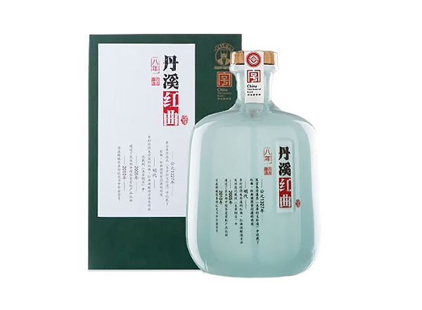 北京丹溪黄酒回收丹溪8年红曲黄酒750mL 2瓶礼盒装行情价格