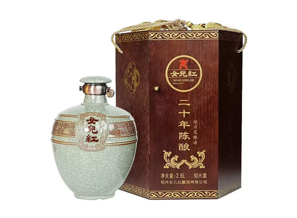 北京女儿红绍兴黄酒回收女儿红二十年陈酿20年花雕酒2.8L坛装礼盒行情价格