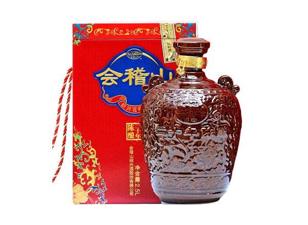 北京回收会稽山二十年黄酒陶坛20年陈酿2.5L花雕酒行情价格