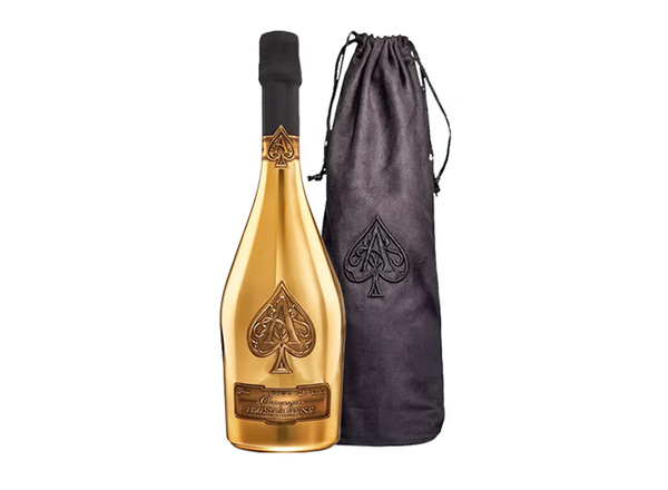 北京黑桃A香槟回收黑桃A黄金香槟金色瓶Armand de Brignac Brut