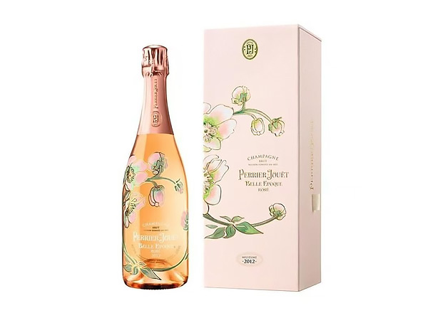 北京回收巴黎之花美丽时光桃红年份香槟礼盒装Perrier-Jouët Belle Epoque Rosé